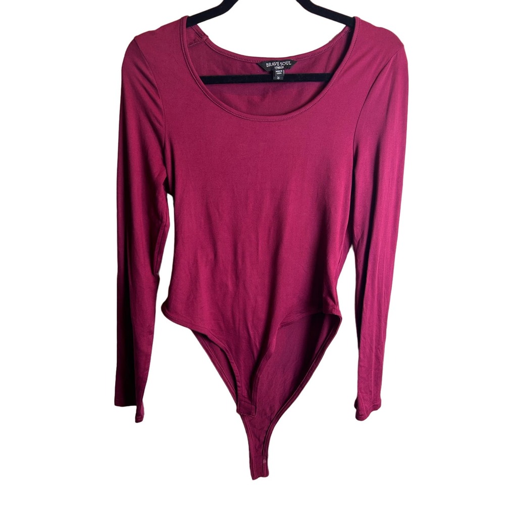 Brave Soul London Cranberry Bodysuit Size Small Spring Valentine's